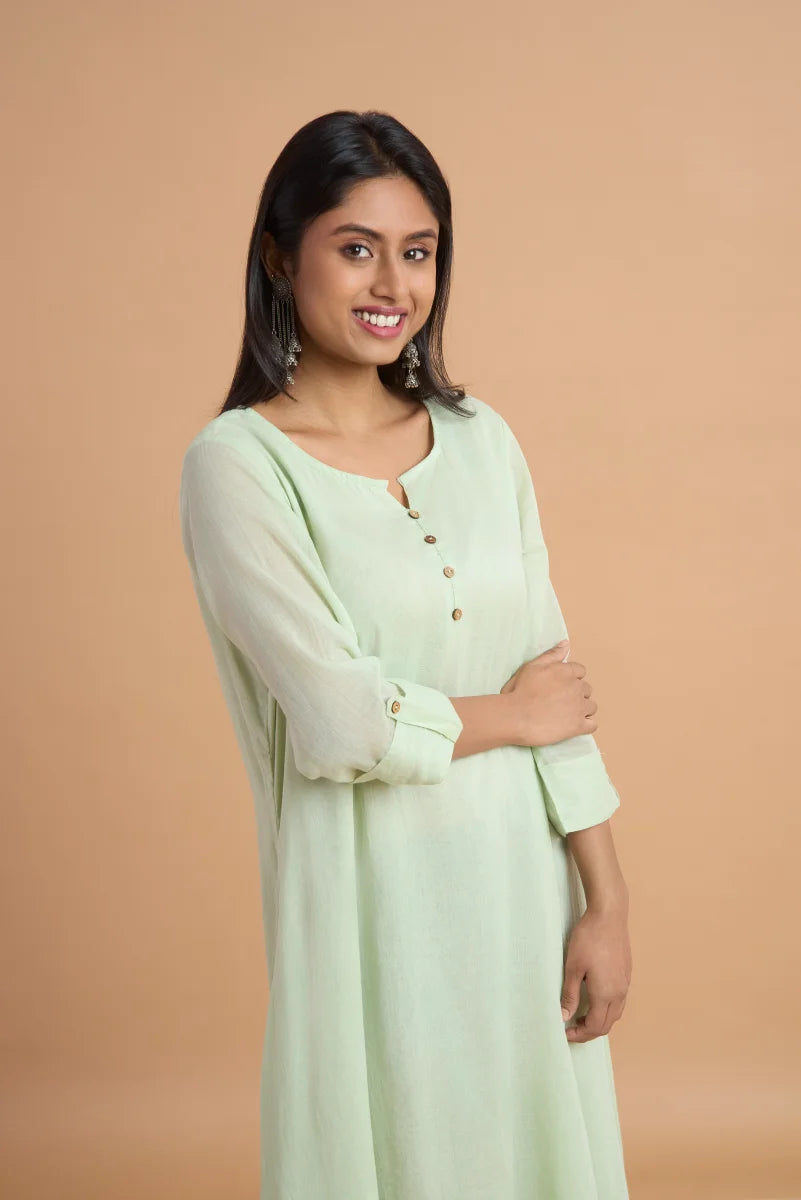 Pista Bloom Double-Layered Cotton Dress