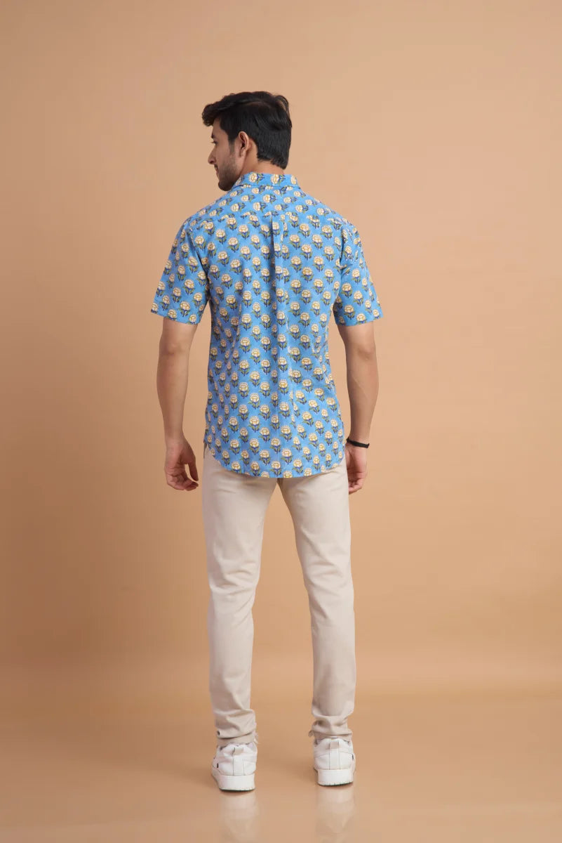 Handcrafted Block Print Cotton Shirt
