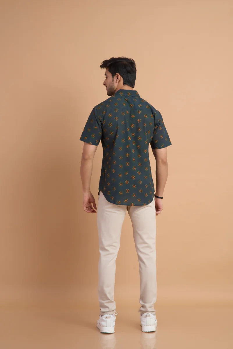 Handcrafted Block Print Cotton Shirt