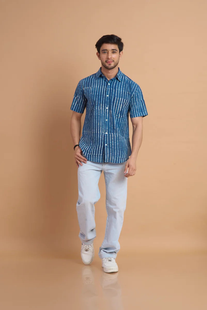 Handcrafted Block Print Cotton Shirt