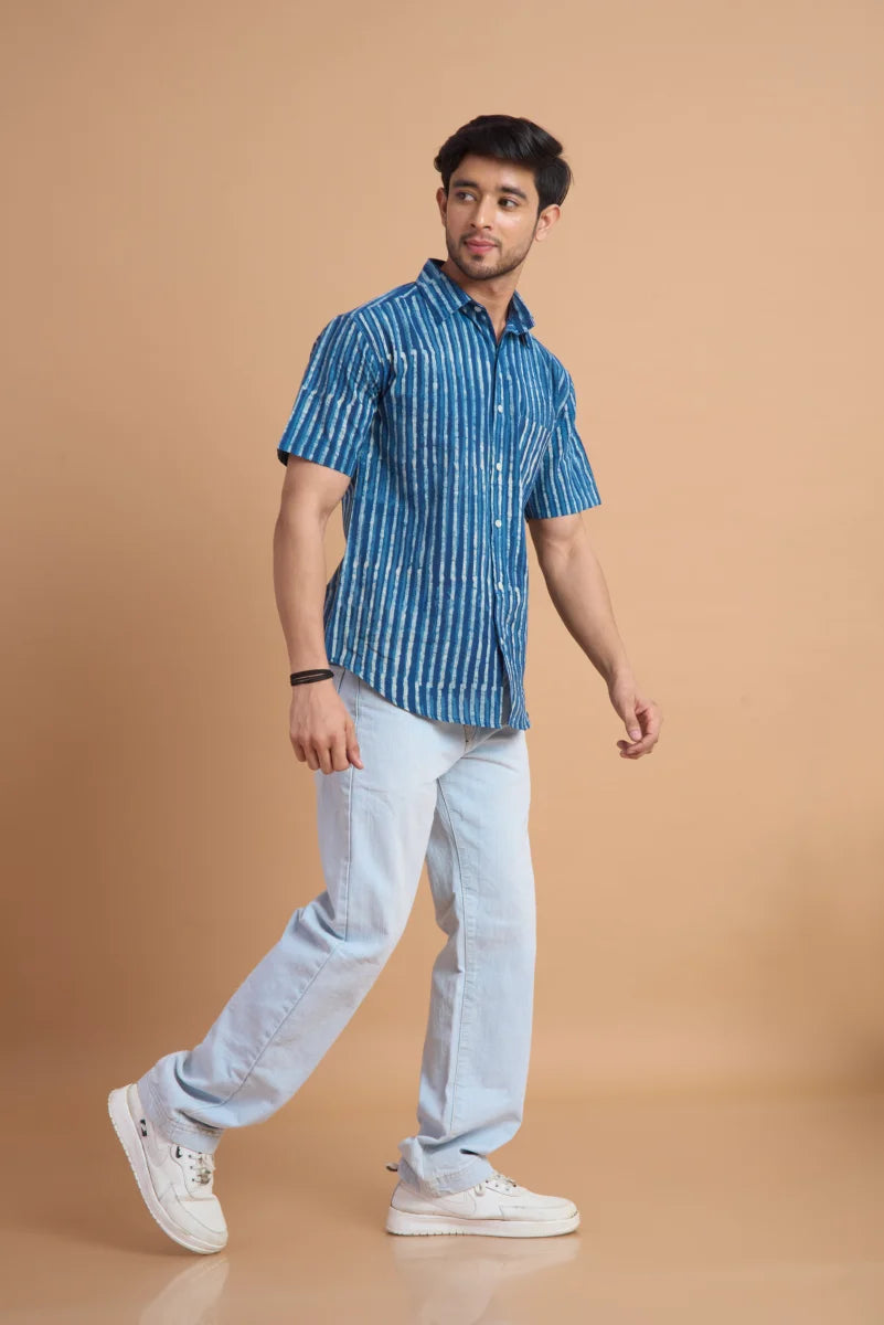 Handcrafted Block Print Cotton Shirt