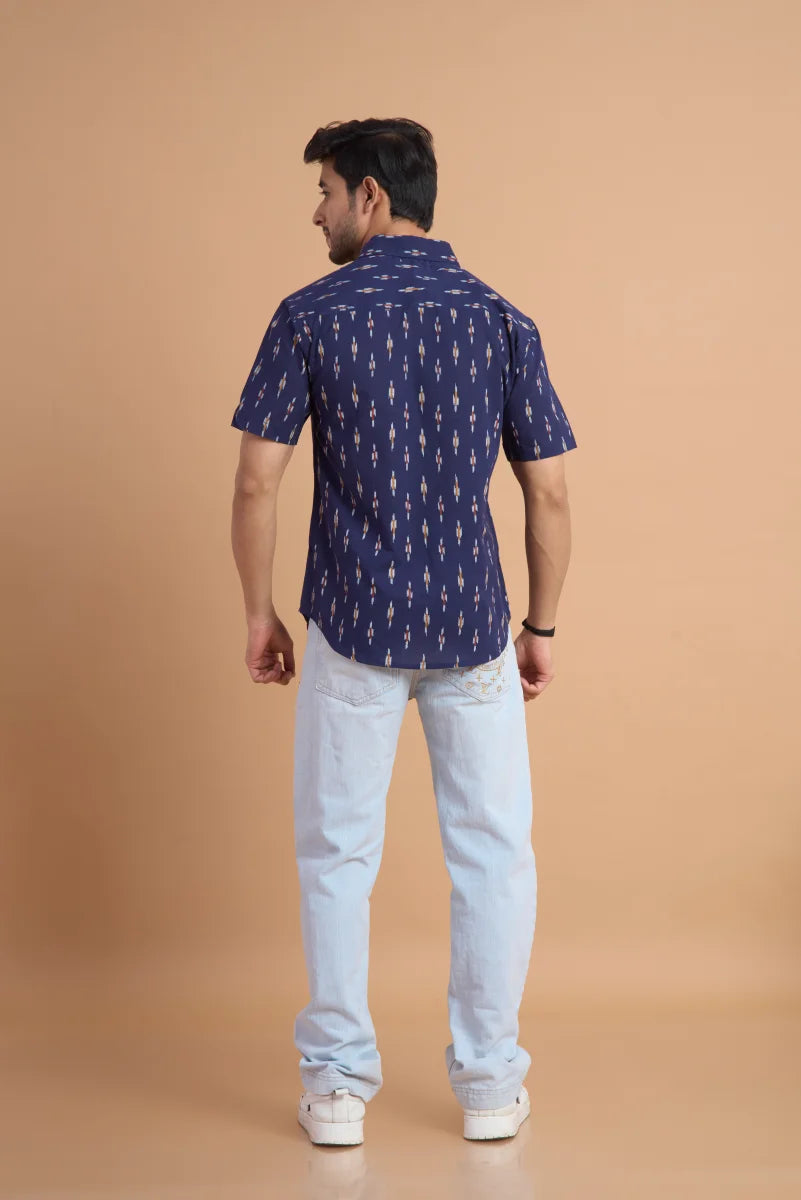 Handcrafted Block Print Cotton Shirt