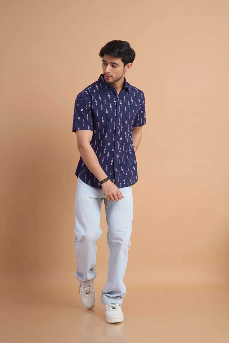 Handcrafted Block Print Cotton Shirt