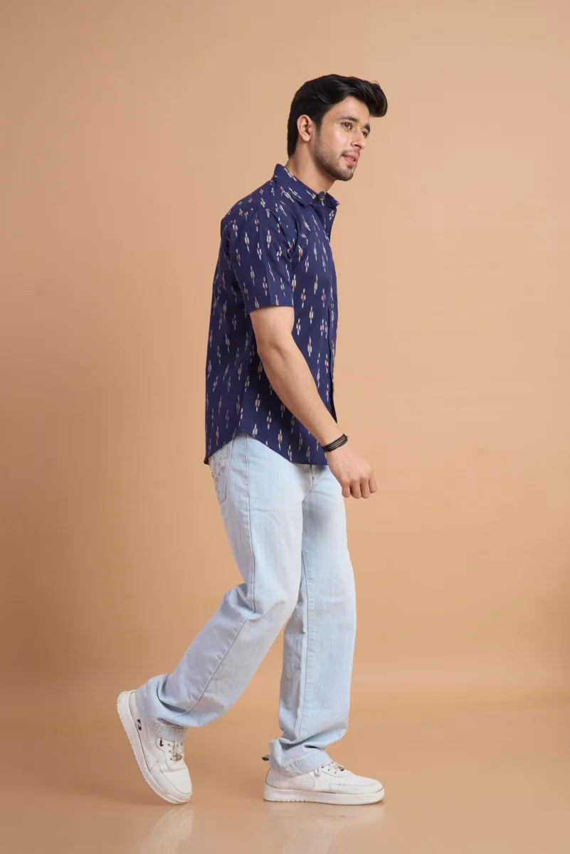 Handcrafted Block Print Cotton Shirt