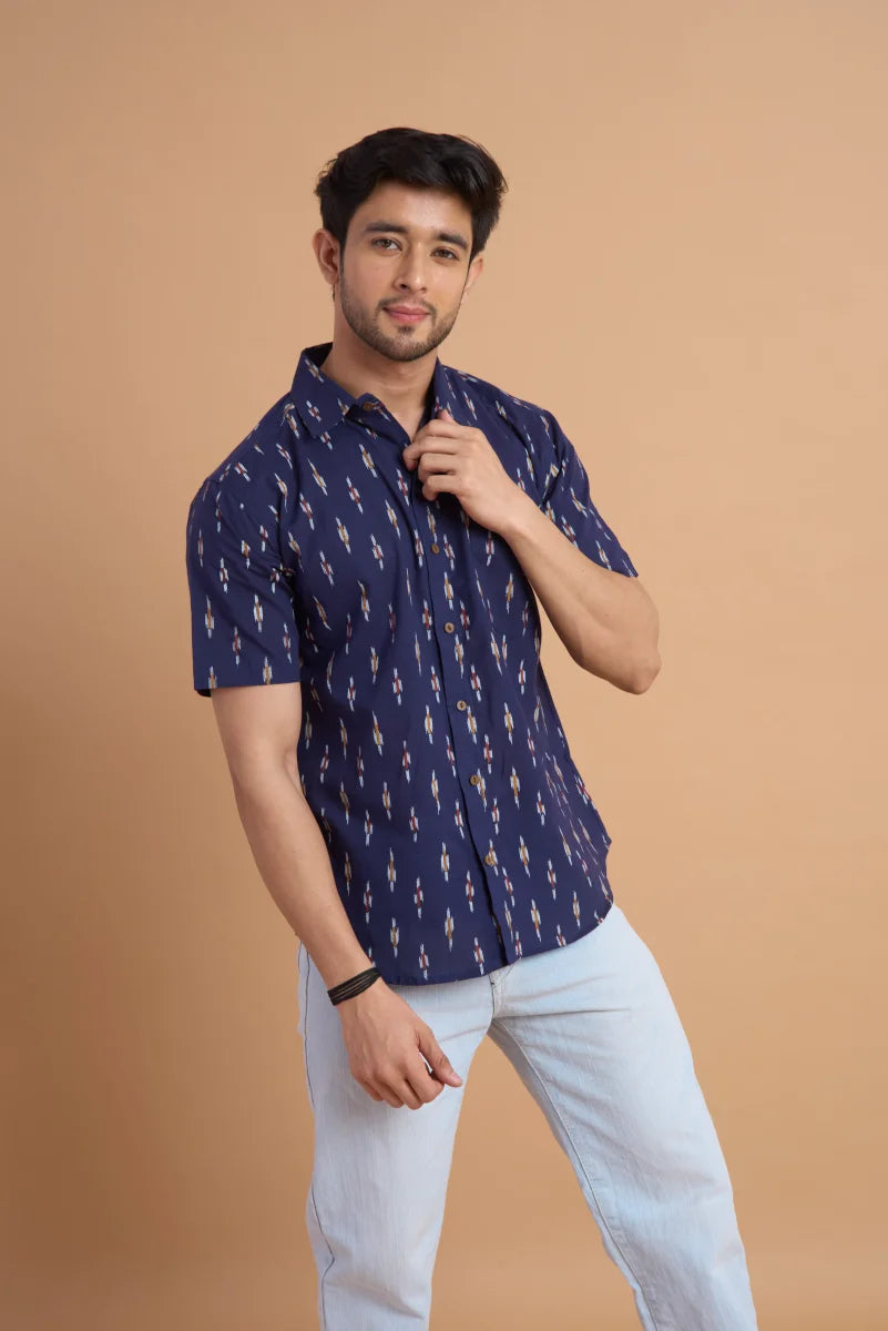 Handcrafted Block Print Cotton Shirt