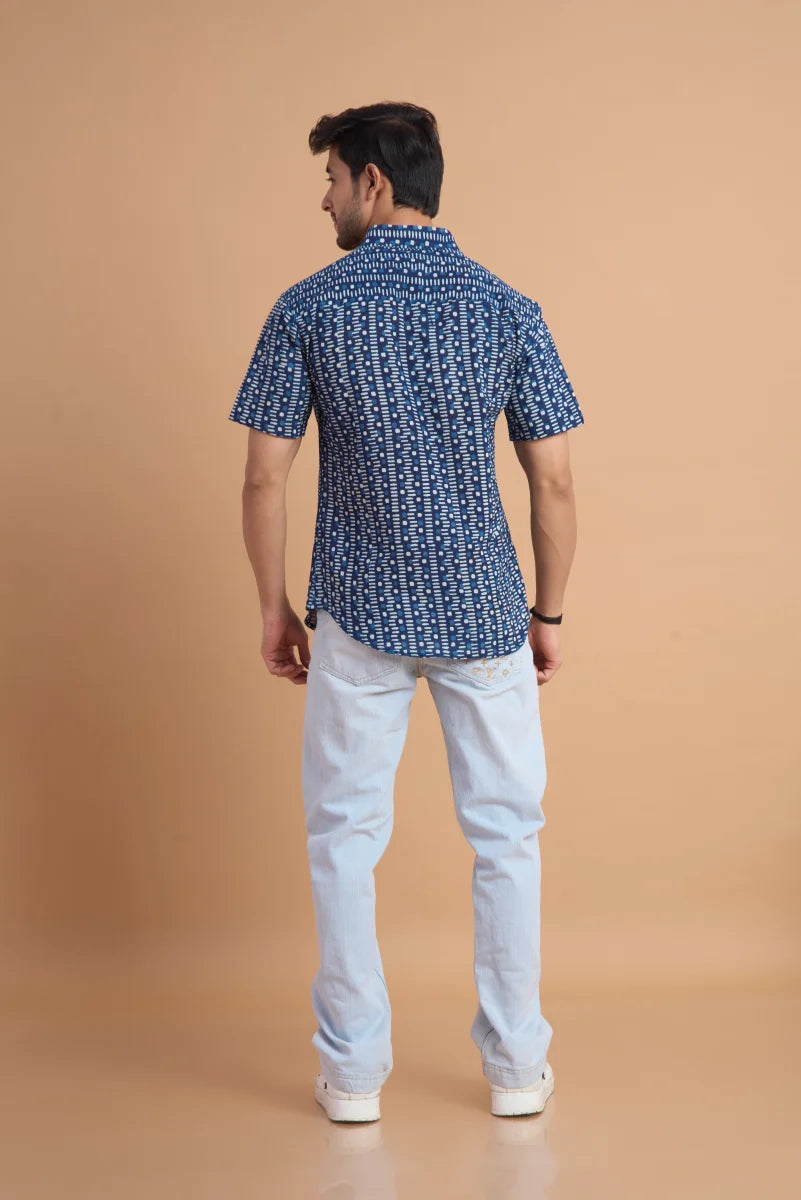 Handcrafted Block Print Cotton Shirt