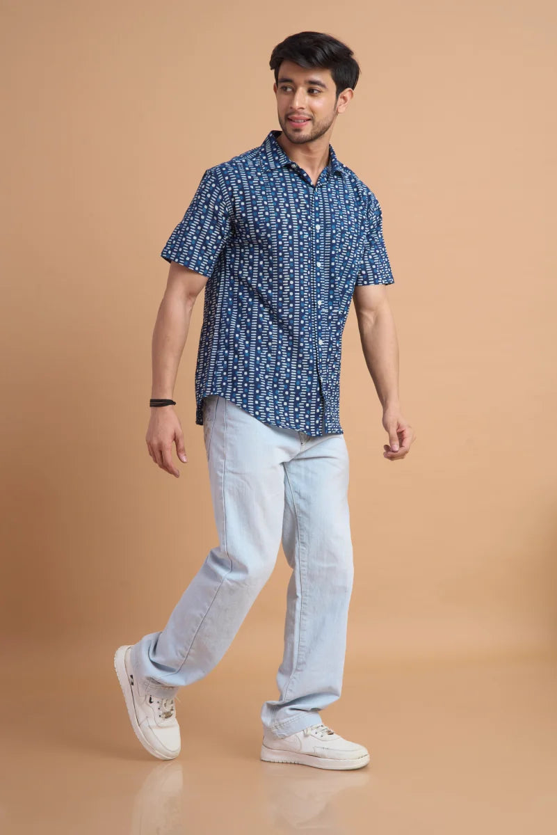 Handcrafted Block Print Cotton Shirt