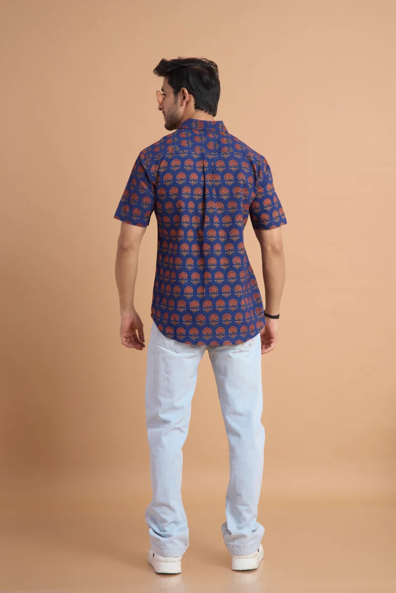 Handcrafted Block Print Cotton Shirt
