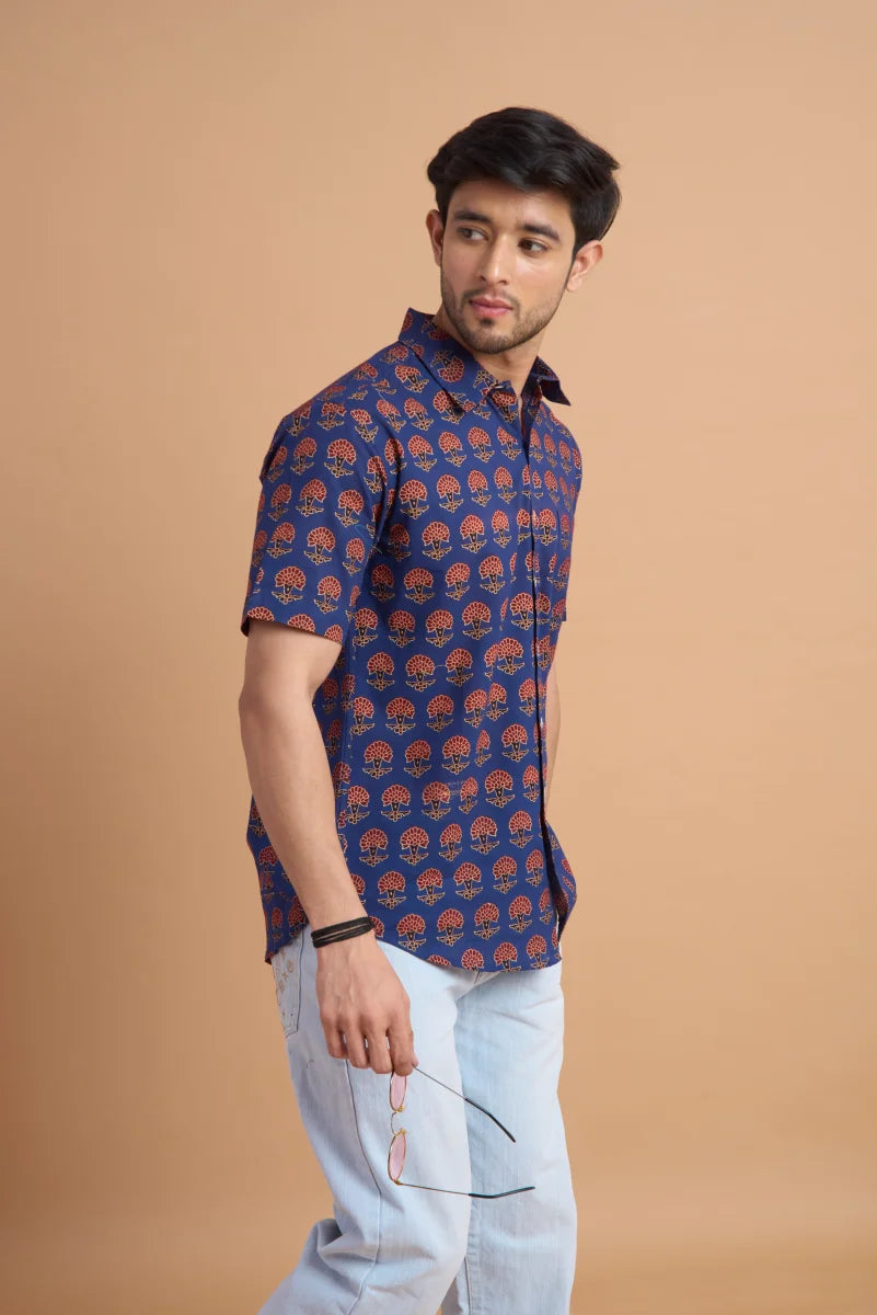 Handcrafted Block Print Cotton Shirt