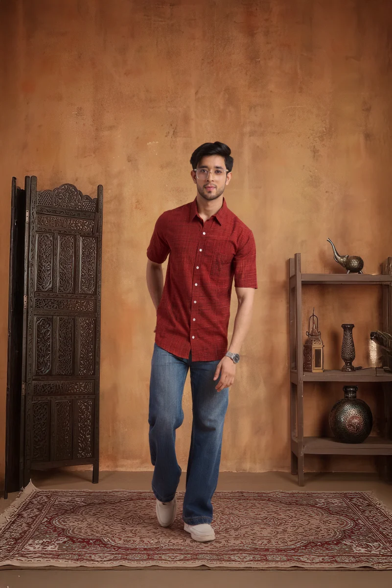 Kala Cotton Half Shirt