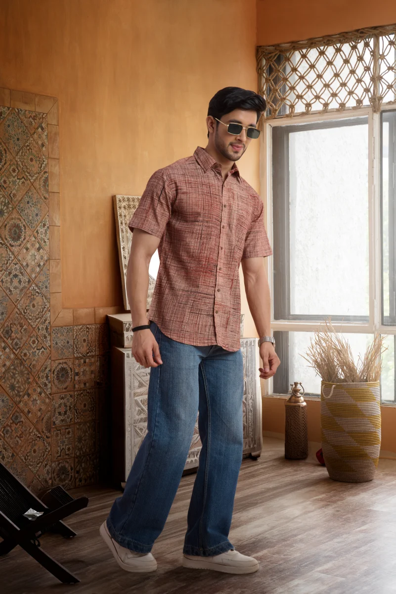 Kala Cotton Half Shirt