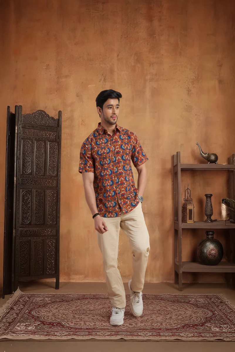 Handcrafted Block Print Cotton Shirt